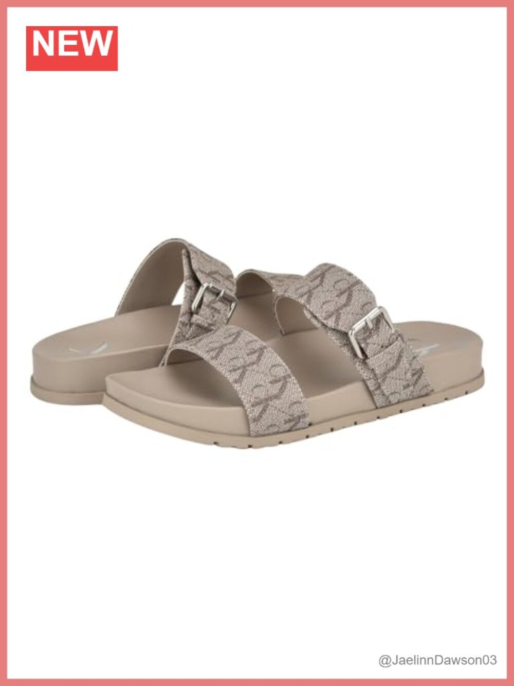 Almond Open Toe Slide Sandals PU Suede Lightweight Casual Flats